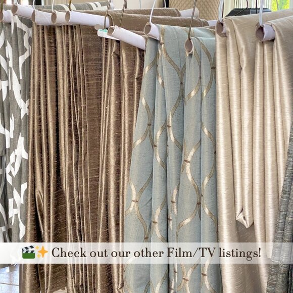 🎬✨Tv Show “SUITS” - (Set of x2) Custom Linen Drapes- Meghan Markle/Rachel Zane - Picture 5 of 8